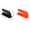 2PCS Wall Mounted Rag Cutter Black & Orange, Fast Cloth Cutting Tool 2
