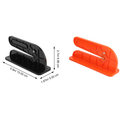 2PCS Wall Mounted Rag Cutter Black & Orange, Fast Cloth Cutting Tool 1