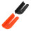 2PCS Wall Mounted Rag Cutter Black & Orange, Fast Cloth Cutting Tool 12