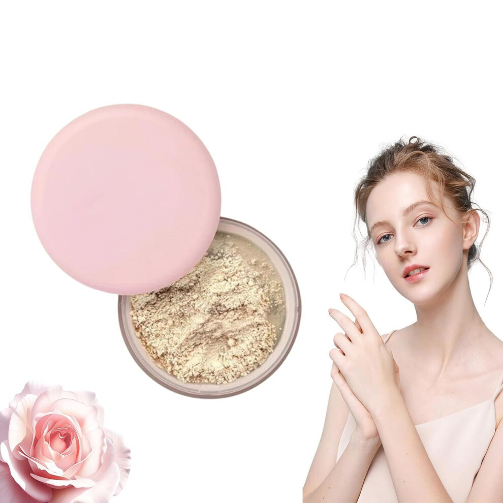 Pink Blurring Waterproof Setting Powder For All Skin Tones With Longlasting Makeup Hold P#02