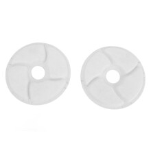 Haustier-Wasserbrunnen-Filter 12 Stück, 3-lagige Aktivkohle- und Resin-Ersatzfilter, 15x15cm