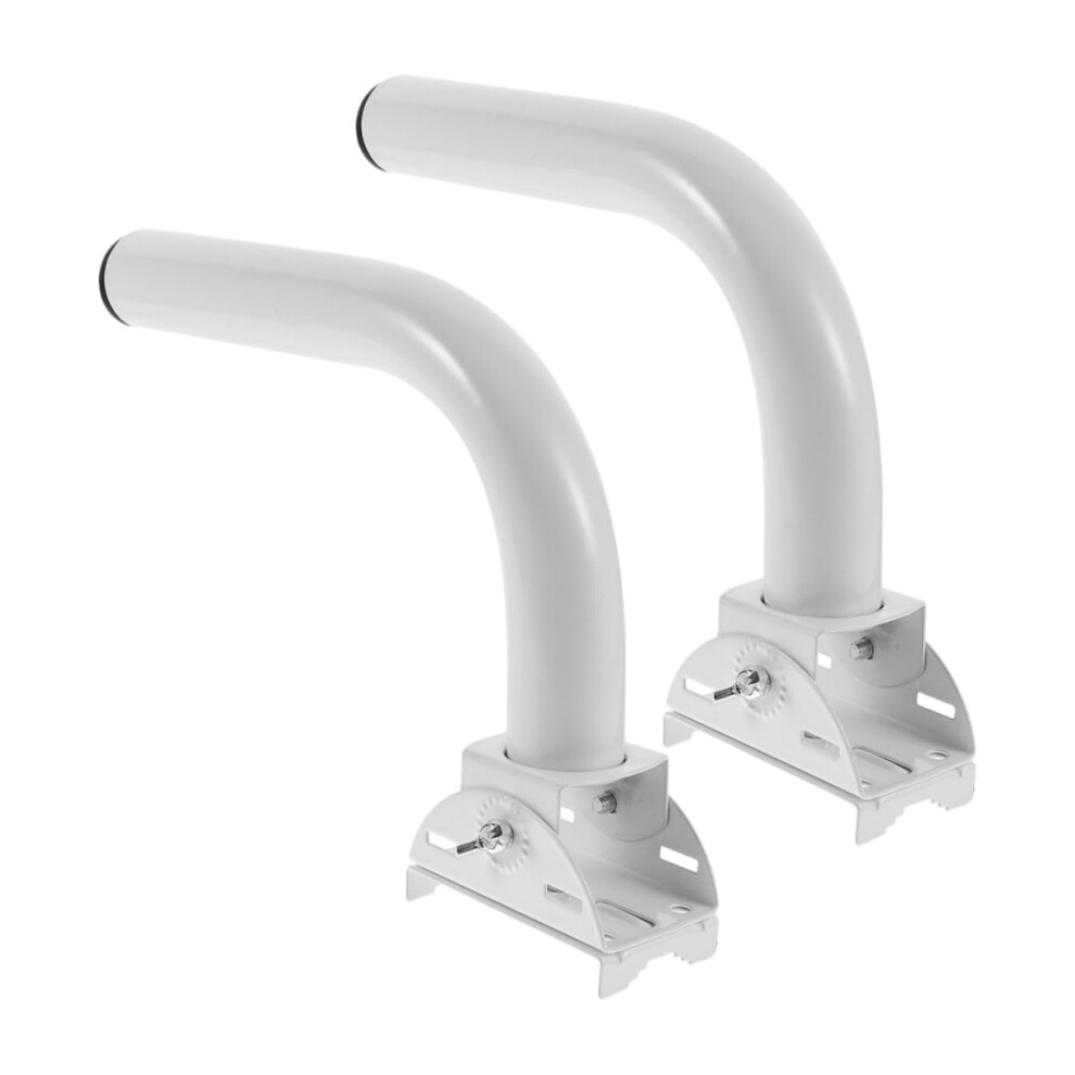 2Pcs Adjustable Outdoor Antenna Mount Bracket With Weatherresistant Pole For Cpe And Cameras 9169991694962