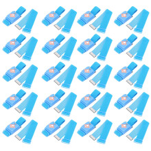 20 Pack Cordless Anti Static Wrist Strap Blue ABS 106109 Ohm for Electronics