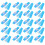 20 Pack Cordless Anti Static Wrist Strap Blue ABS 106109 Ohm for Electronics 1