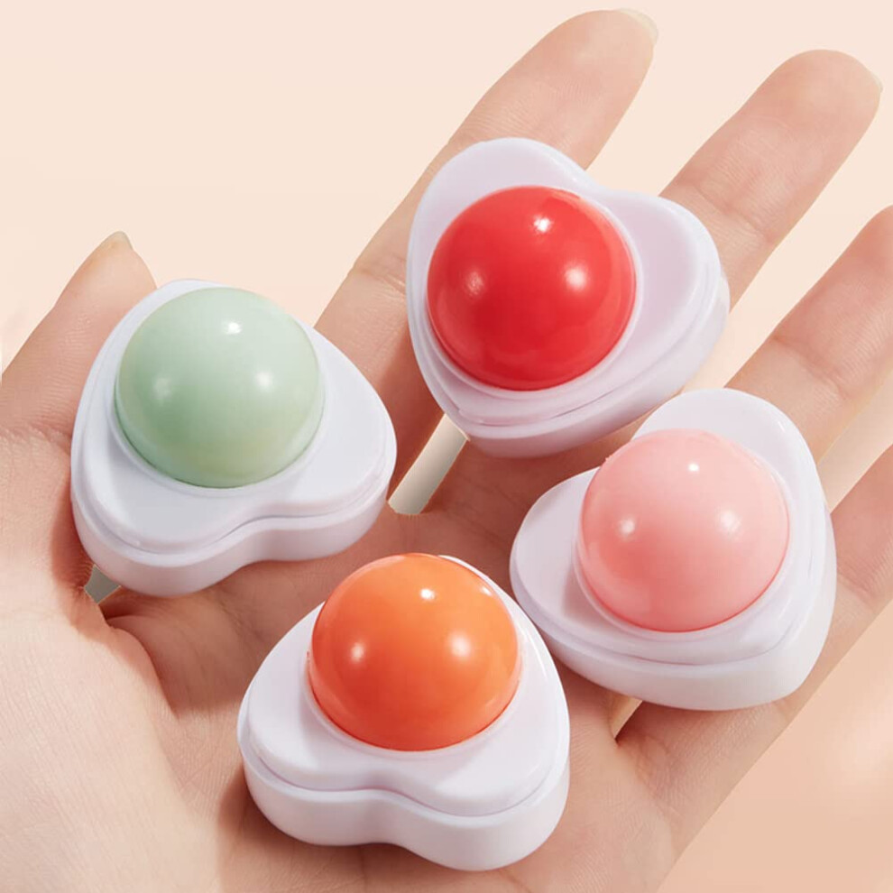 Lip Balm 4 Pack Long Lasting Moisturizing with Natural Fruit Extracts for Dry Chapped Lips