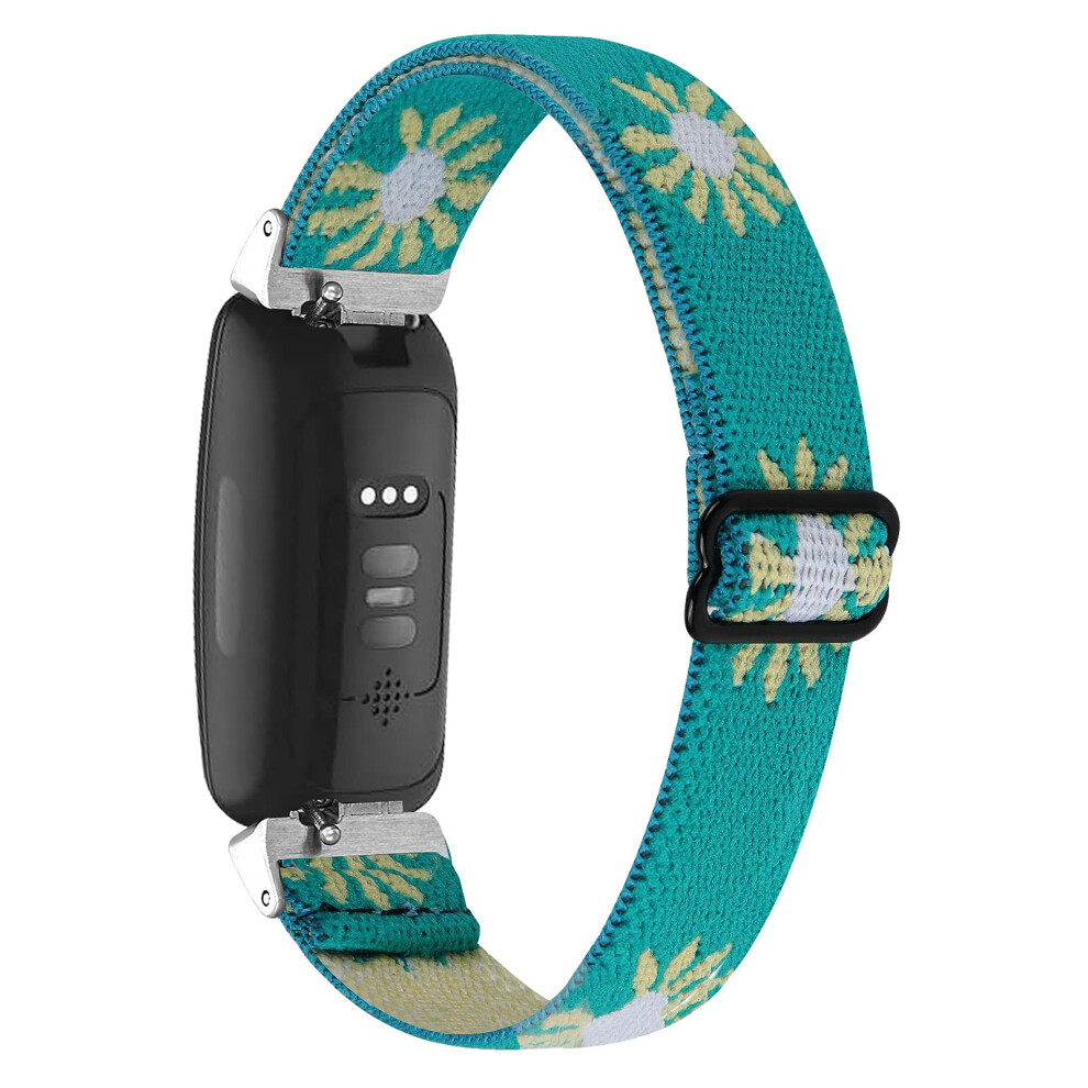 Adjustable Breathable Stretchy Nylon Loop Soft Replacement Strap For Fitbit Inspire 2 And Hr Band 9113335825505