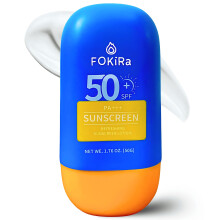 SPF 50+ Broad Spectrum Sunscreen Lotion for Sensitive Skin, Water and Sweat Resistant, Lightweight