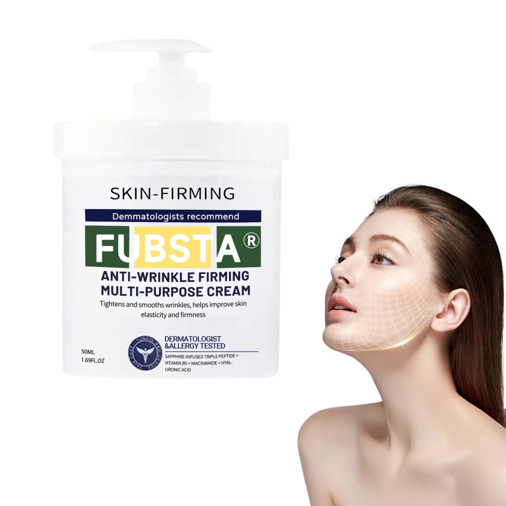 Anti Aging Firming Face Cream for Neck Wrinkle Smoothing and Deep Hydration 1 Bottle