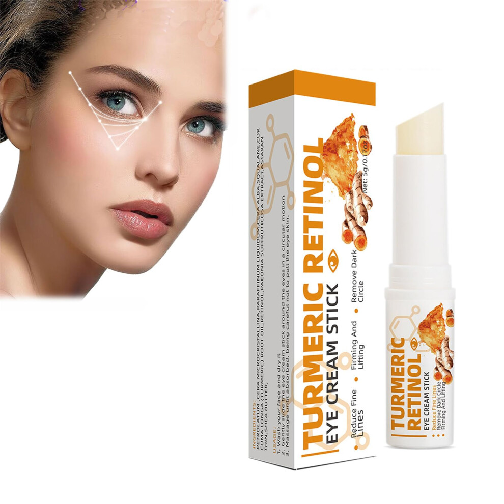Dark Under Eye Balm Stick With Turmeric Â Deep Hydration, Circle And Puffiness Reduction, Antiaging