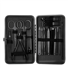 Stainless Steel Manicure Set with Precision Nail Clippers Kit for Travel Grooming Men and Women