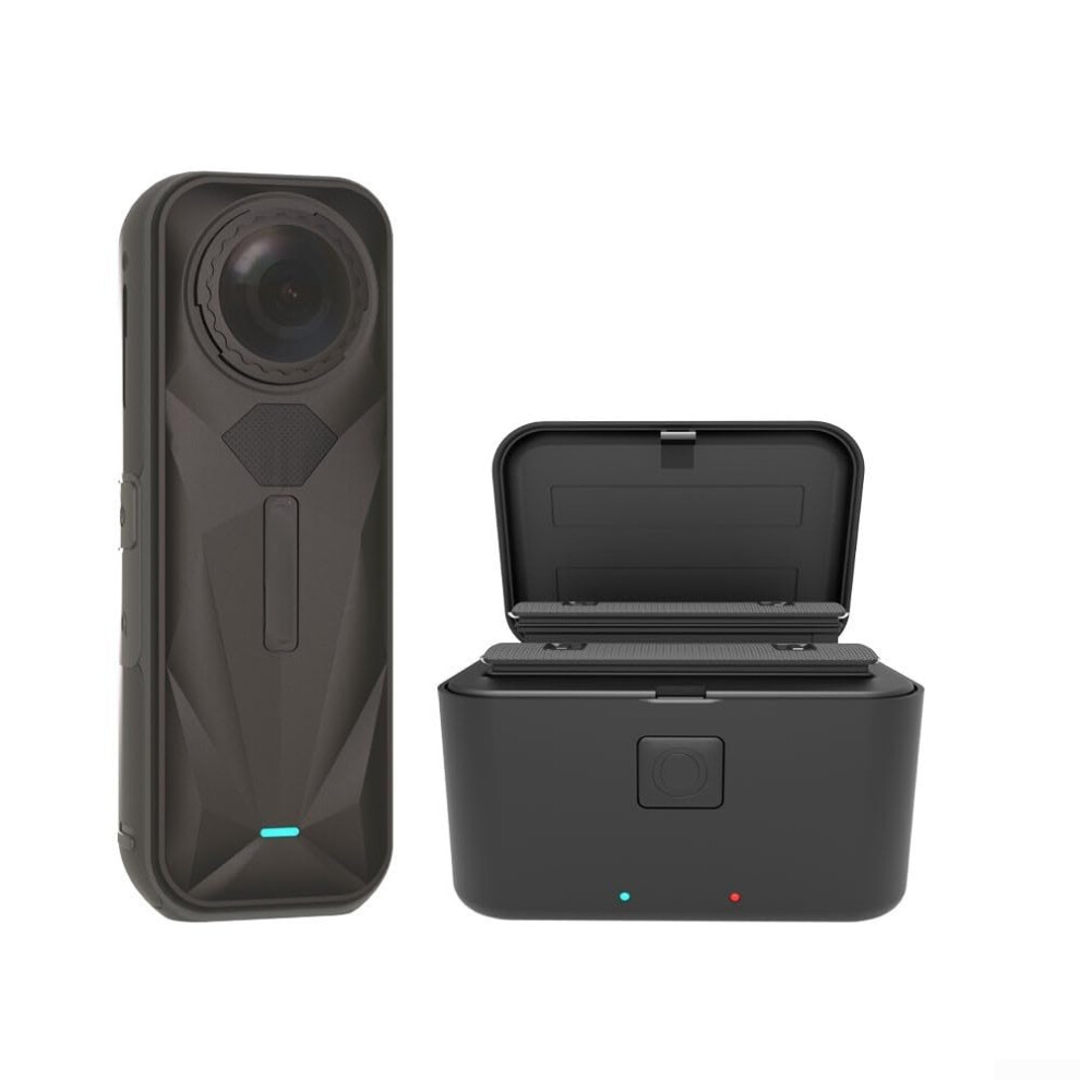 Dual Battery Charger Hub With Usbc Fast Charging Case, 2Pack Replacement Dock For Insta360 X5 9455672089845