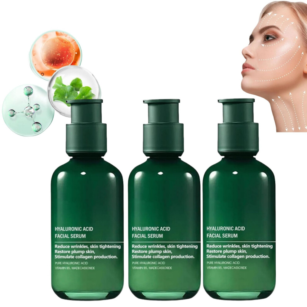 Firming Serum for Face and Neck with Hyaluronic Acid, AntiAging Lift and Deep Hydration