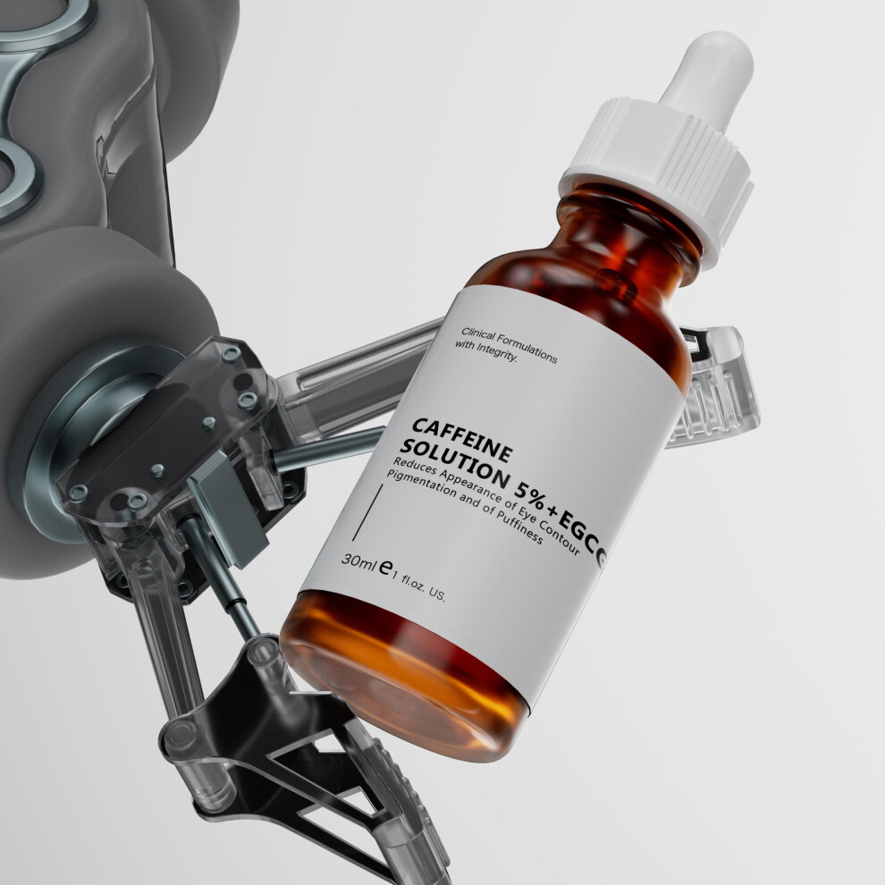 Dark/Cream Caffeine Eye Serum 5% Egcg For Circles And Puffiness, Hydrating Under Eye 30Ml