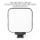 Luce video LED 6500K, 49 LED, portatile, per fotografia e streaming 10