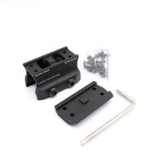 Micro Riser Mount for Micro Optics, Low Profile Optic Riser Improves Sight Alignment – Black