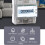 Digital Energy Meter 1 Phase 2 Wire LCD Backlight 230VAC 5(100)A 7