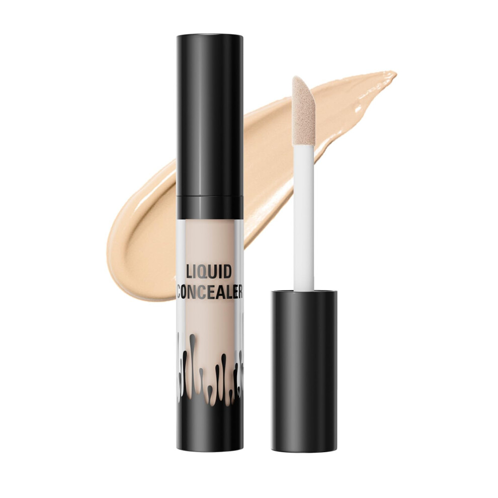 Dark Full Coverage Concealer Long Lasting Color Corrector For Circles Acne Blemishes 01 Fair 0.1Oz