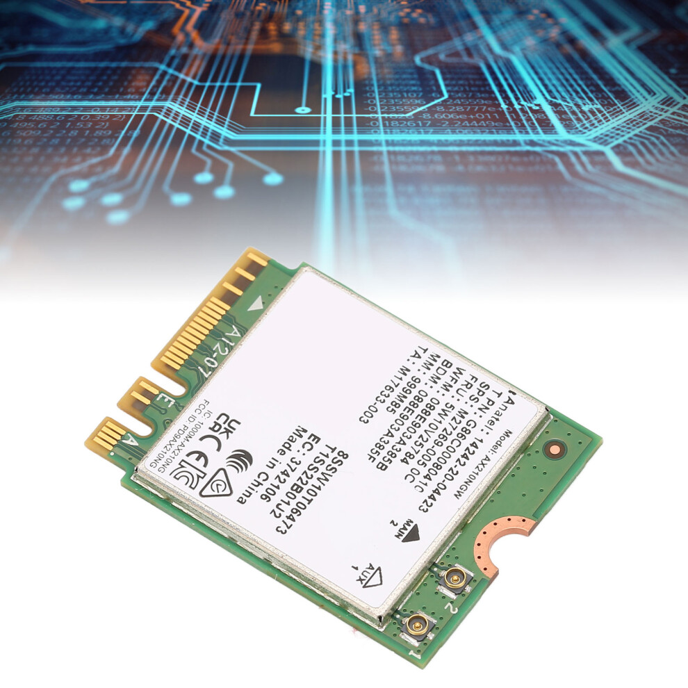 Wifi 6E Ngff Network Card Ax210 M.2 Triple Band 2.4G/5G/6G Bt 5.2 Mu Mimo 9471383581447