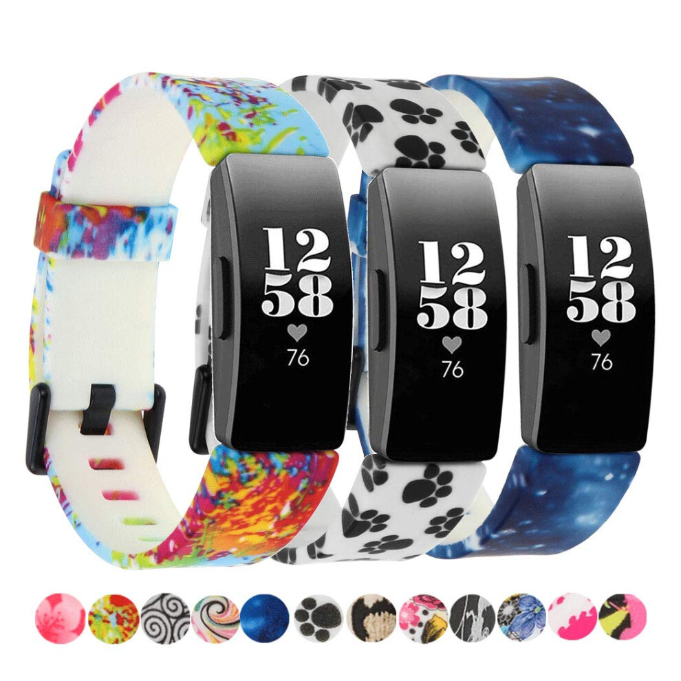 Patterned Replacement Strap Adjustable Durable Wristband For Fitbit Inspire Hr Fitness Tracker 9169991696898