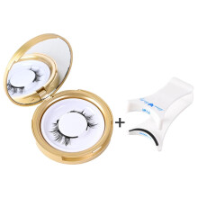 Magnetic Eyelashes with Applicator Glue Reusable Natural Look Lash Kit Sunflower