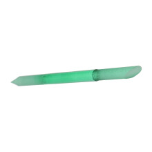 Nano Glass Nail File with Cuticle Pusher, 2 in 1 Manicure Tool for Natural and Acrylic Nails
