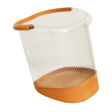 Ergonomic Foot Soak Tub with Heat Retention for CalfDeep Home Relaxation, Large Orange Basin