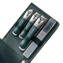 Manicure and Pedicure Set 4 Piece Stainless Steel Kit with Sharp Precision Blades for Travel and Home