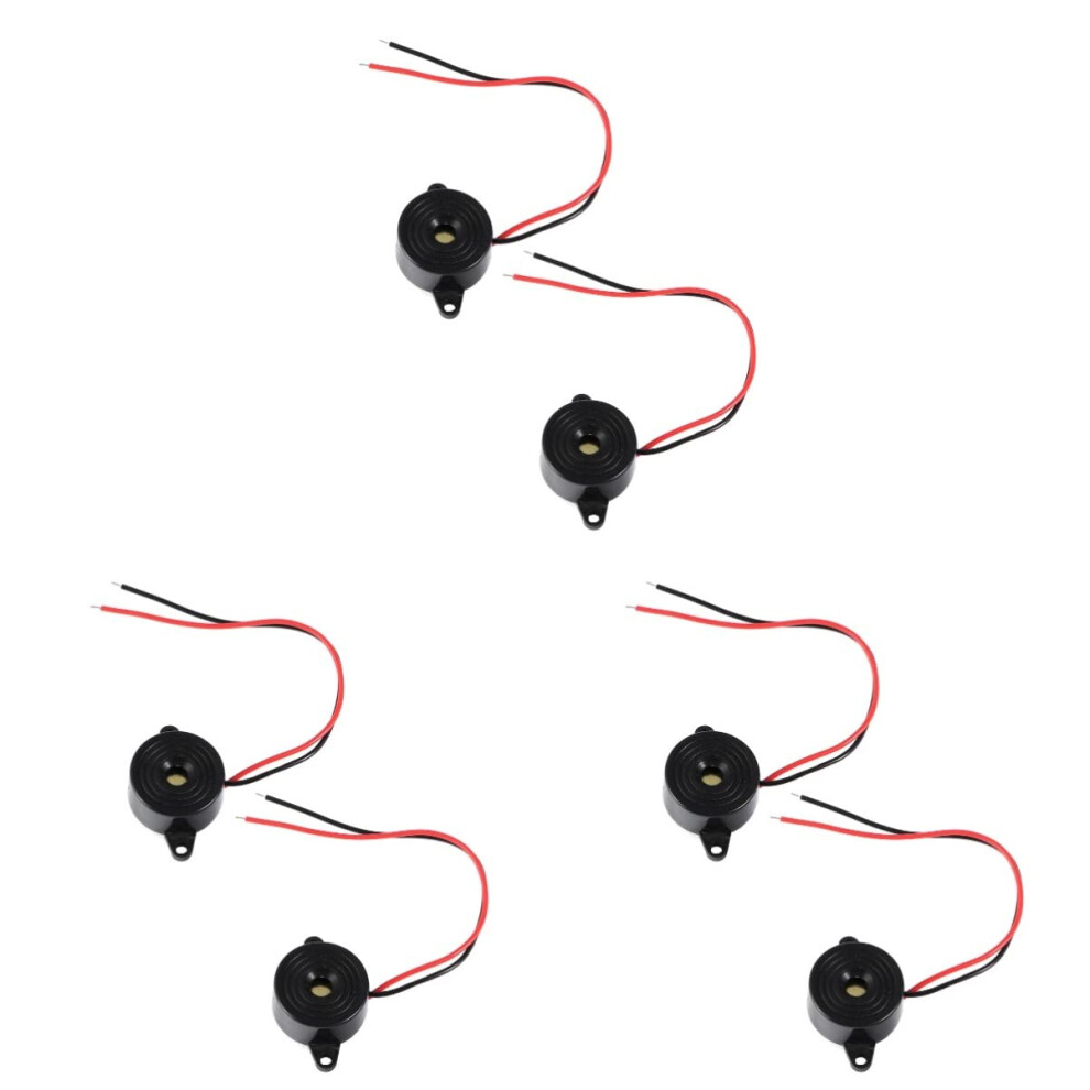 6 Pcs Piezo Buzzer 5V 2 Pin Piezo Speaker For Pcb Mount Clear Audible Alerts Multipack 9169991697185