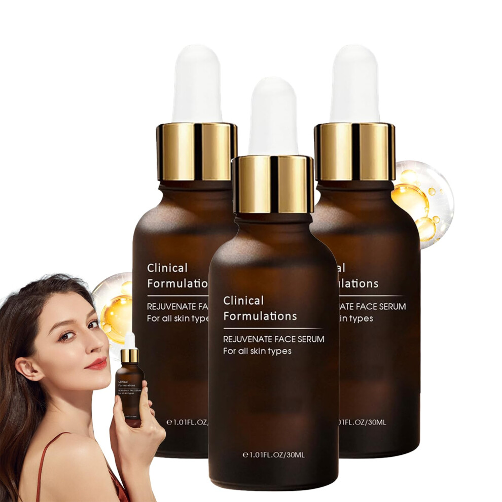 Face Serum with Hyaluronic Acid, AntiAging and Deep Hydration, 1oz (3pcs)