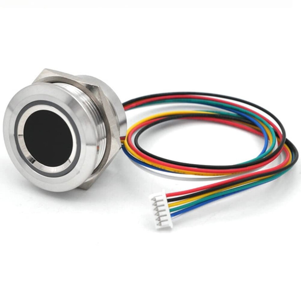 R5035v Capacitive Fingerprint Sensor Module With Uart Ttl, Waterproof Biometric Scanner With Rgb Led 9044945568912