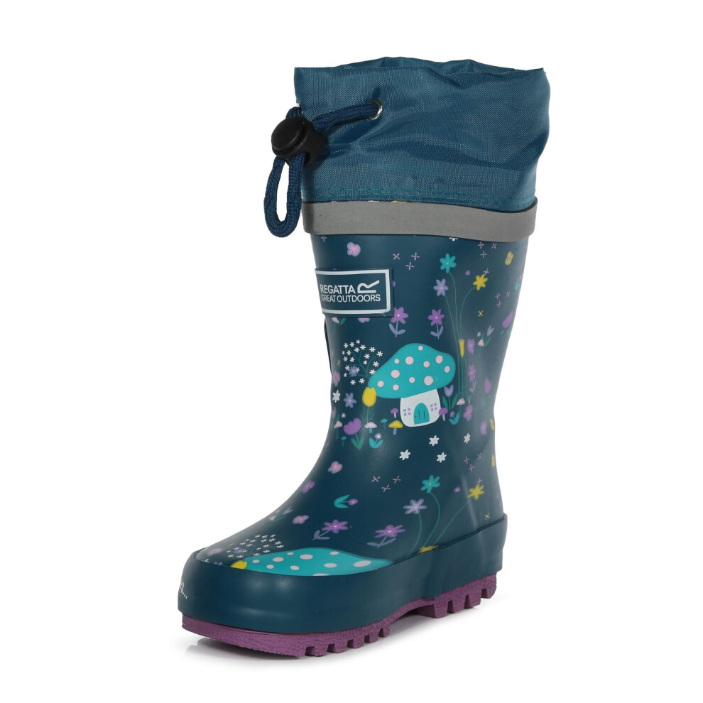 Regatta Childrens/Kids Fantasy Peppa Pig Splash Wellington Boots Multicoloured
