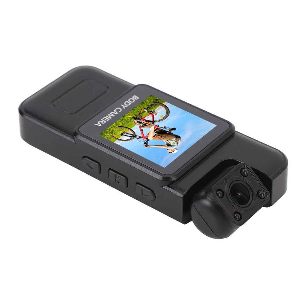 4K Hd Body Worn Camera With 180 Rotating Lens, 1.3” Display 4291383582580