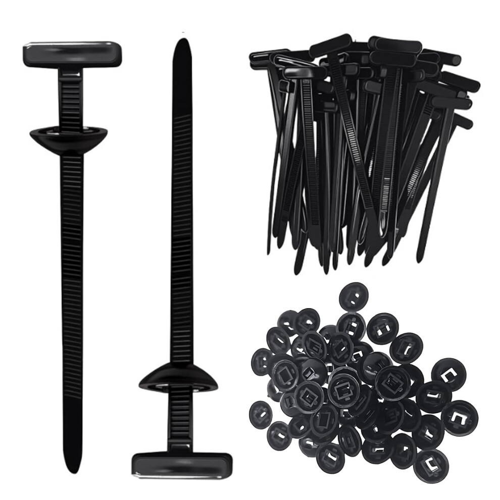 120Pcs Nylon Cable Ties And Auto Body Fasteners, Selflocking Zip Ties For Universal Car Bumper Clips 9169991760445