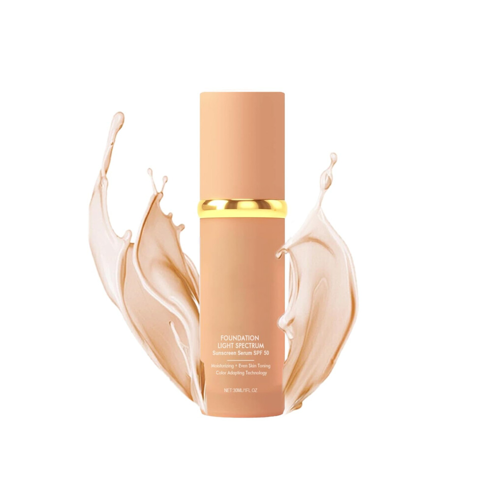 4 in 1 Foundation Liquid SPF 50+ Full Coverage Hydrating Concealer Longwear Waterproof Makeup