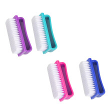 Nail Cleaning Brush Set for Manicure and Pedicure with Quick Dust Removal Easy Grip Handle 4pcs
