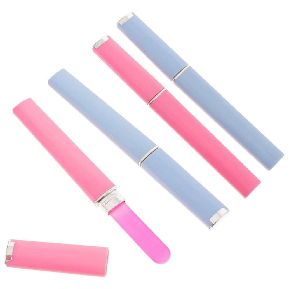 Nail File Set and Nail Buffer Block Kit for Gentle Shaping and Fast Polishing, 4pcs Salon Quality