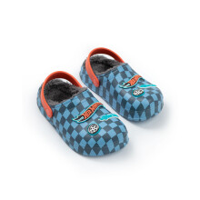 (10 UK Child) Hot Wheels Clogs (Boys Blue)