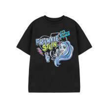 (9-10 Years) Monster High Short Sleeved T-Shirt (Girls Black)