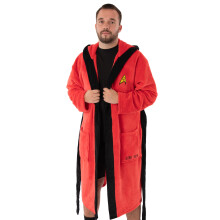 (Large) Star Trek Hooded Bathrobe (Mens Red)