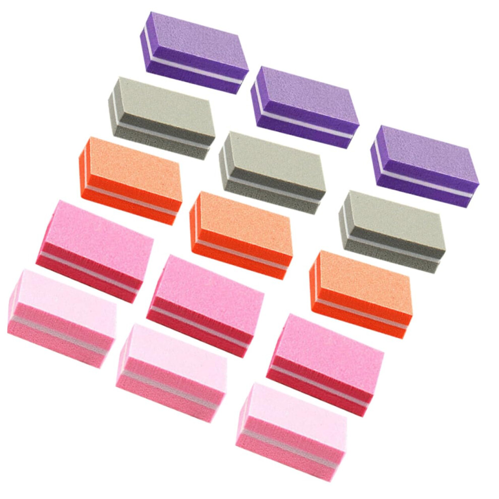 Nail Buffer and Nail File Block 50pcs Sponge for Natural and Acrylic Nails, Salon Quality