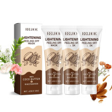 Peel Off Face Mask with Niacinamide and Chocolate, Brightening Deep Cleansing Formula (3PCS)