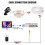 150ft White BNC CCTV Cable for Analog Security Camera System with Reliable Connection 4