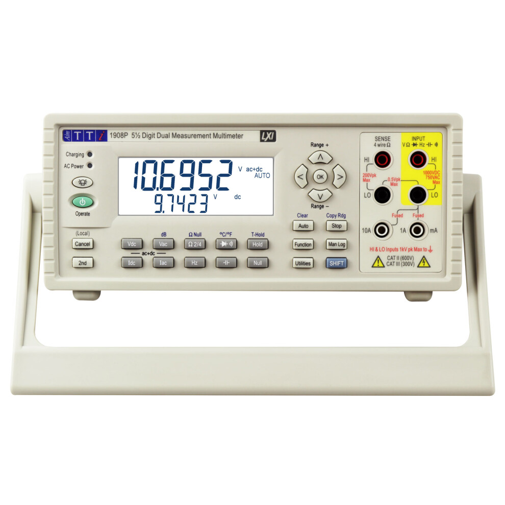 Aim-Tti 1908P 5.5 Digit Dual Measurement Digital Multimeter Usb/Rs232/Lxi 5060584590569