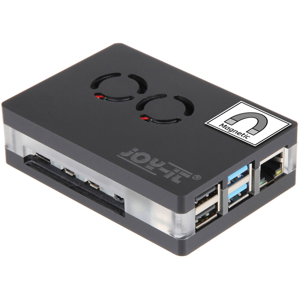 Joy-It Housing Case For Raspberry Pi 4B Board With Built In Fans 4250236819532