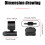 1080P HD Webcam with 120 Wide Angle, Ring Light & Mic 2