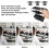 1080P HD Webcam with 120 Wide Angle, Ring Light & Mic 7