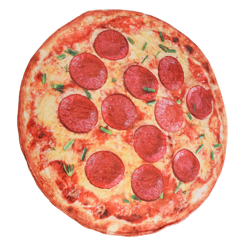 Kid's Pizza Pat Rug, 5.2ft Round Washable