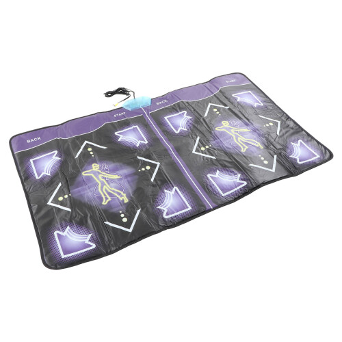 Wireless Bluetooth Dance Mat With Light-Up Buttons And5Game Modes, Exercise Equipment For Kids Featuring Double User Functionality Plug And Play 2