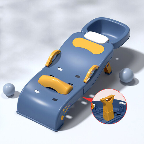 Baby Shampoo Chair Stretchable Blue