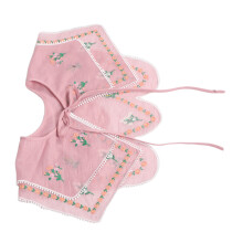 Ethnischer Faux Pink Polyester Bestickter Schal
